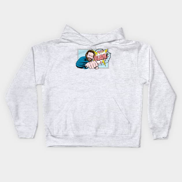 Bud Spencer Pop Art Kids Hoodie by Fanisetas